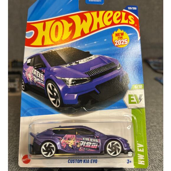 Hot Wheels 2025 Custom Kia EV6 120/250 - Picture 1 of 3